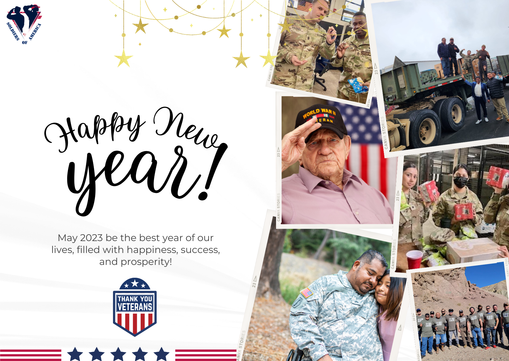 soldiers of america new year
