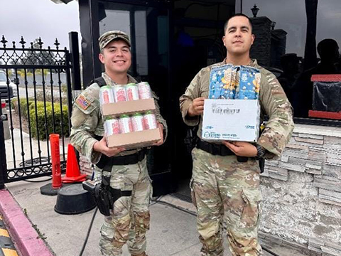Soldiers of America supports armed forces last meal
